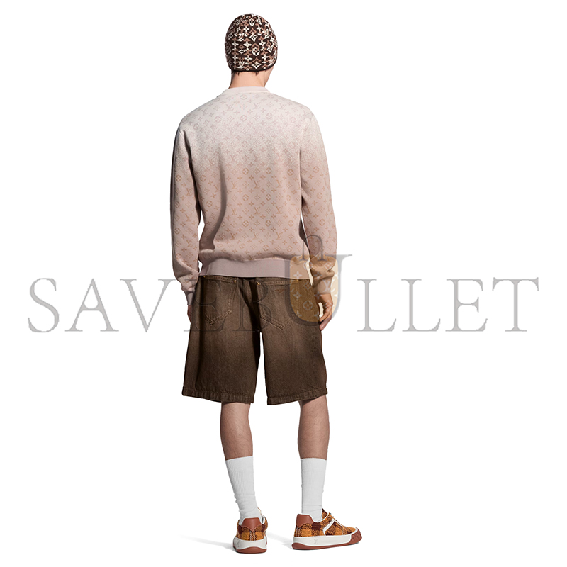 LOUIS VUITTON MONOGRAM LONG-SLEEVED CREWNECK 1AJTXA